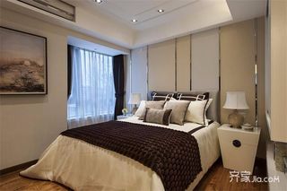 现代中式风格两居卧室装修效果图